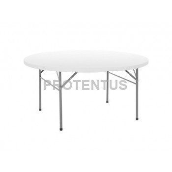 Plastic folding ronud table 153 cm